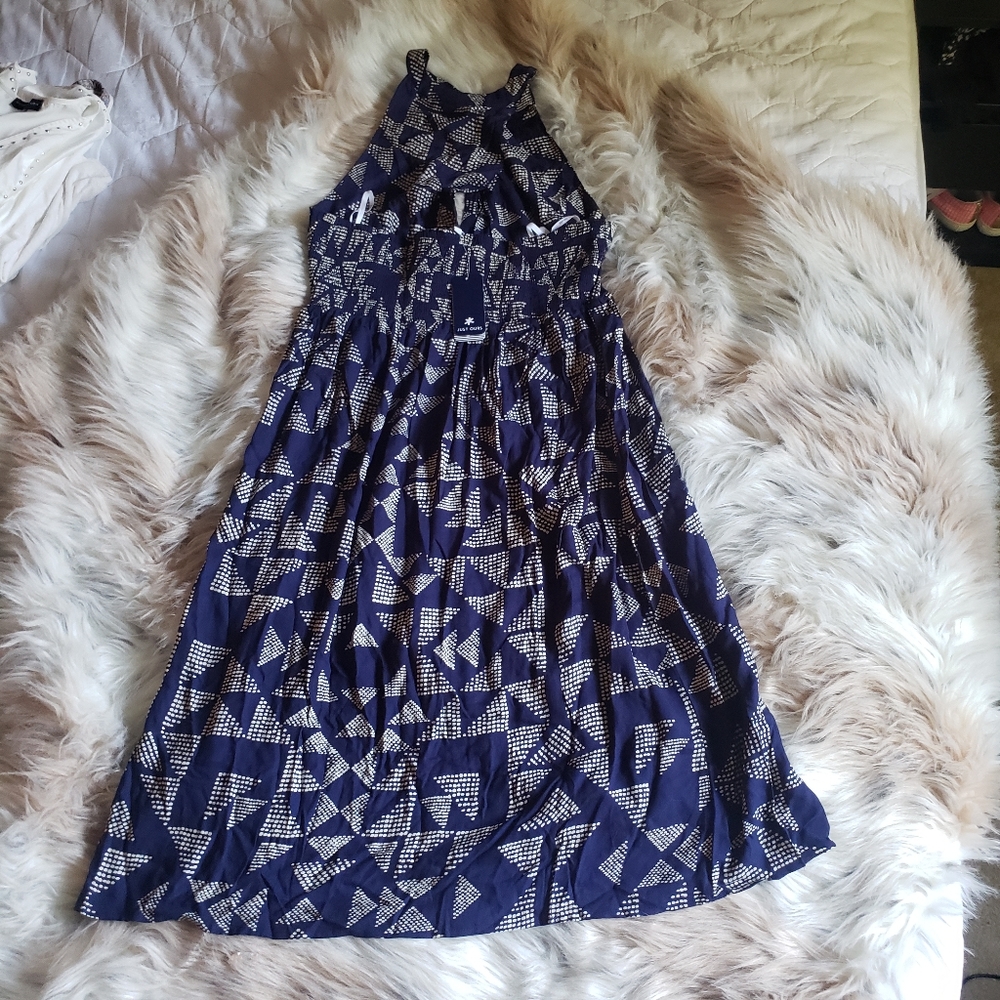 New Sail Print Halter Dress - Picture 3 of 10